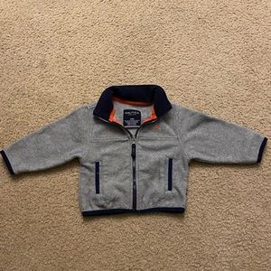 Nautica toddler baby zip up sweater size 12m
